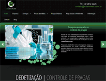 Tablet Screenshot of exterminex.com.br